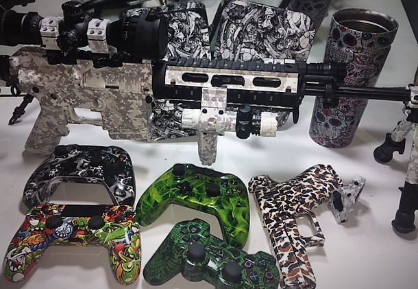 Hydrographics Guns and Game Controllers