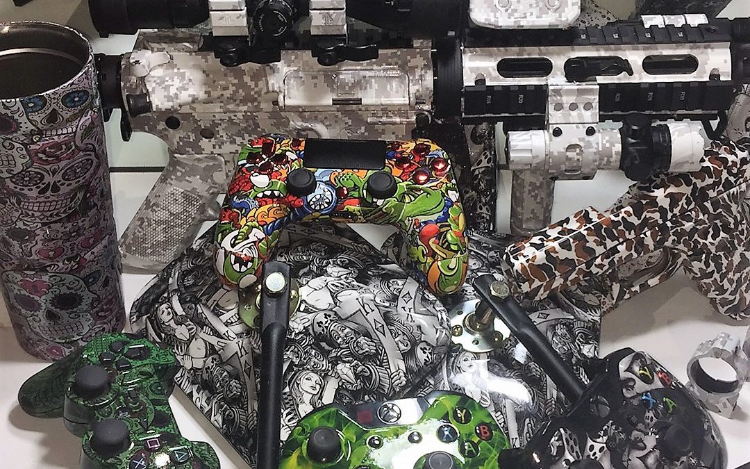 Hydrographics Game Controllers