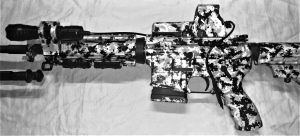 Hydrographics Water Dipped AR-15